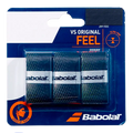 Overgrips Babolat VS Original Liso Negro/Amarillo (Pack x3)