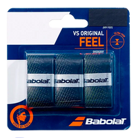 Overgrips Babolat VS Original Liso Negro/Amarillo (Pack x3)