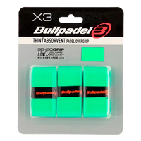 Overgrips Bullpadel GB1705 Thin/Absorbent Green (Pack x3)
