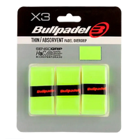 Overgrips Bullpadel GB1705 Thin/Absorbent Yellow Fluor (Pack x3)