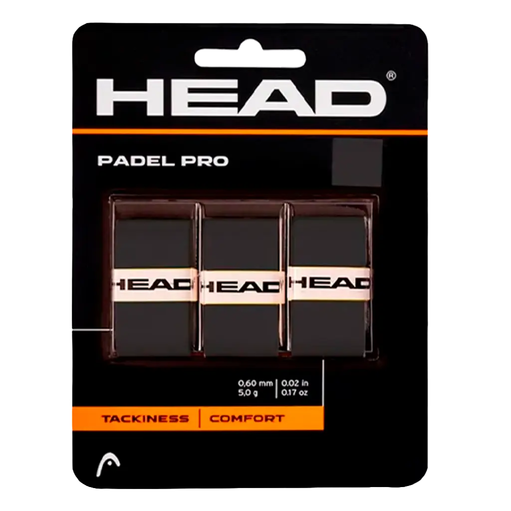 Overgrips Head Padel Pro Negro (Pack x3)