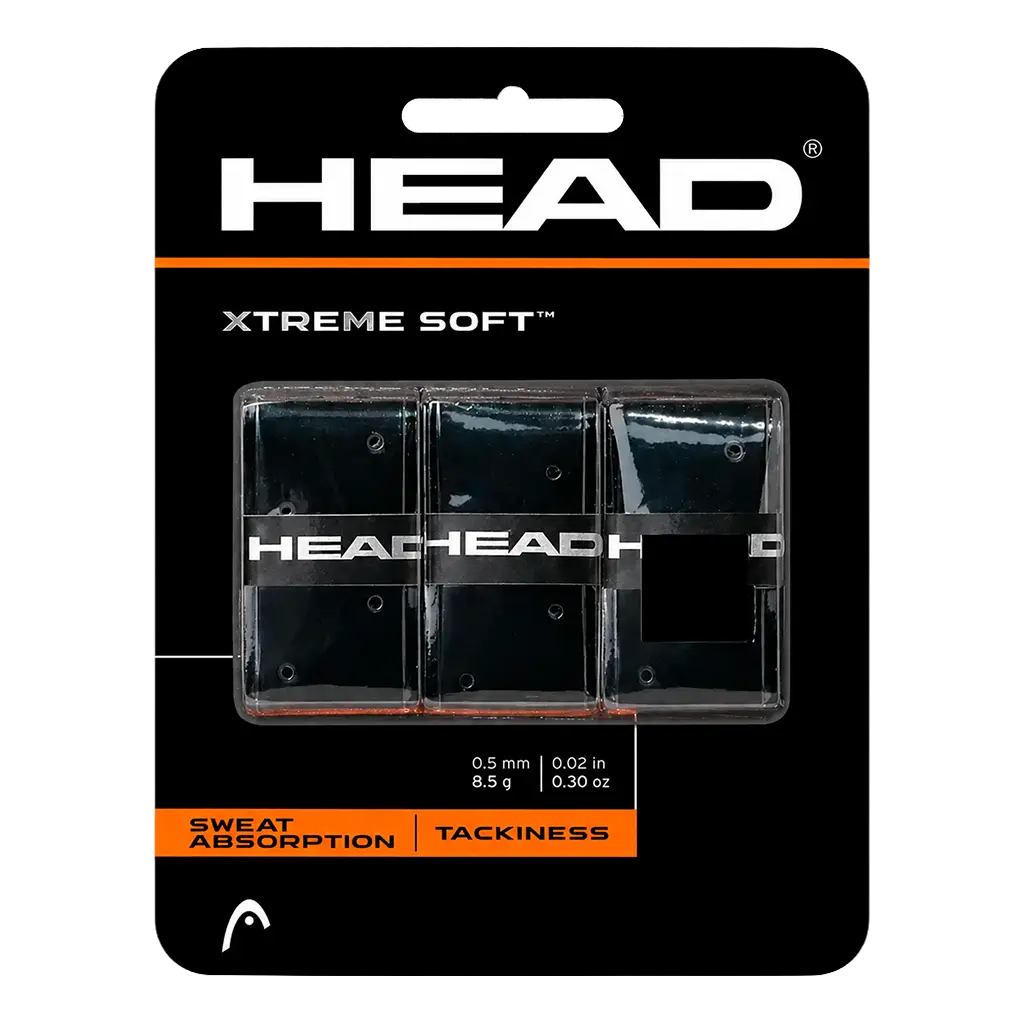 Overgrips Head XtremeSoft Negro (Pack x3)