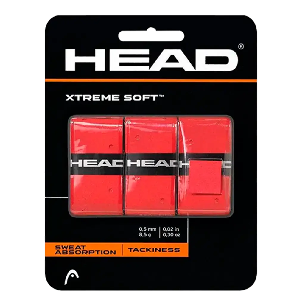 Overgrips Head XtremeSoft Rojo (Pack x3)