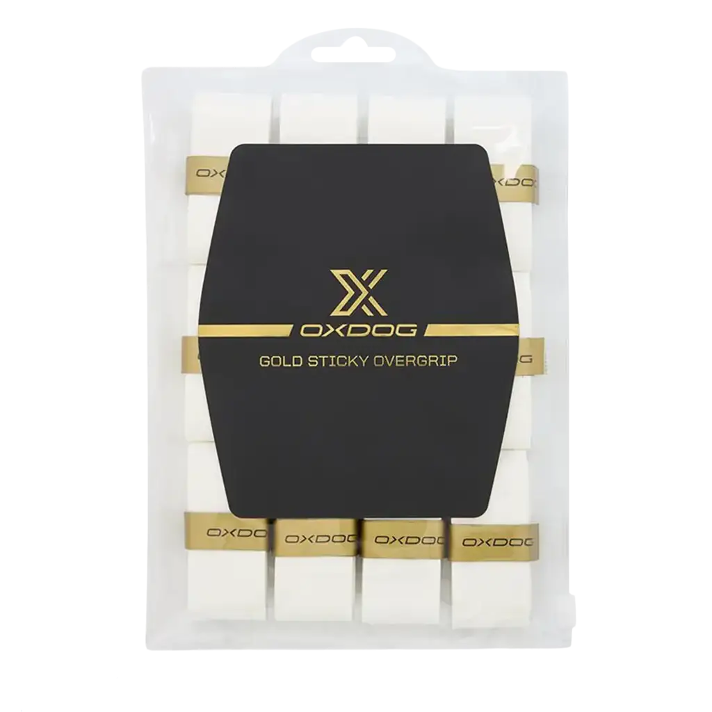 Overgrips Oxdog Gold Sticky Blanco (Pack x12)