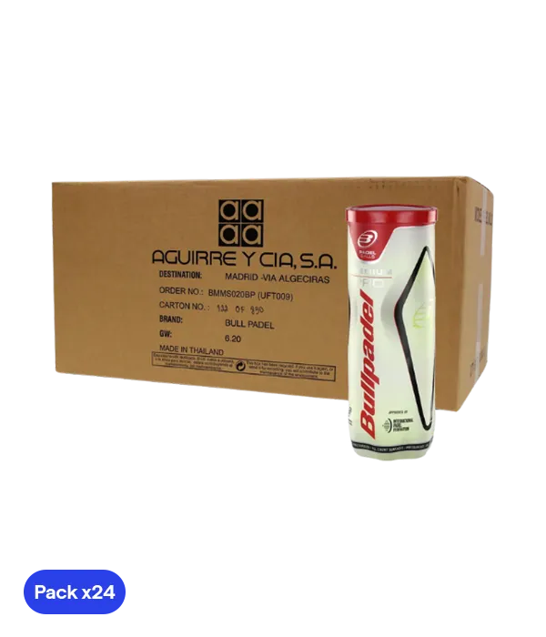 Cajón Pelotas Bullpadel Premium Pro (Pack x24)