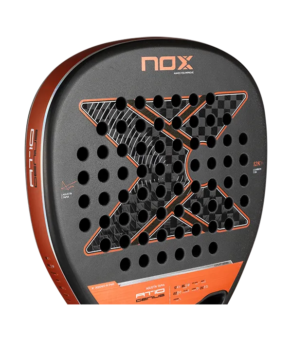 Pala NOX AT10 Genius Attack 12K 2025 Agustín Tapia