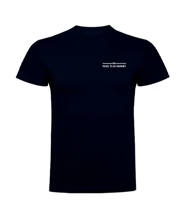 Pacote Padel Team Gourmet: Camiseta de algodão Azul Marinha + Toalha