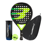 Pack Pala Bullpadel Impulse PWR 2026 + Funda PadelPROShop + Pelotas PadelPROShop Fast
