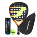 Pack de Raquete de Padel Bullpadel Impulso PWR 2026 + Estojo PadelPROShop + Bolas de padel PadelPROShop Fast