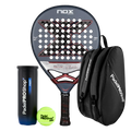 Pack Pala Nox AT10 Genius 12K 2025 Agustín Tapia + Paletero PadelPROShop + Pelotas PadelPROShop Fast