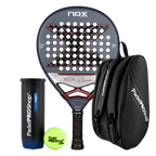 Pack Pala Nox AT10 Genius 12K 2025 Agustín Tapia + Paletero PadelPROShop + Pelotas PadelPROShop Fast