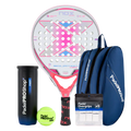 Pack Pala Nox Equation Lady Advanced Series (Exclusiva PadelPROShop) + Paletero PadelPROShop azul + Bote de Pelotas PadelPROShop Fast + Pack 3 Overgrips PadelPROShop