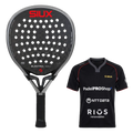 Pack Siux Electra Stupa — Pala Siux Electra Pro Rulo 2.0  + Camiseta Negra