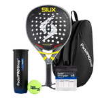 Pack Pala Siux Electra ST2 Flex 2026 (Exclusiva PadelPROShop) + Paletero PadelPROShop Negro + Bote de Pelotas PadelPROShop Fast + Pack 3 Overgrips PadelPROShop