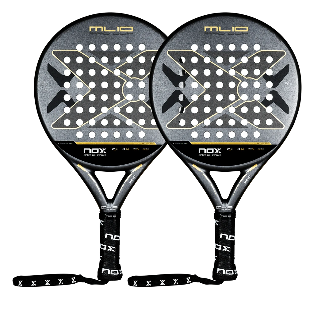 Duo Pack Nox ML10 Pro Cup Coorp Black/Gold (PadelPROShop Exclusives)