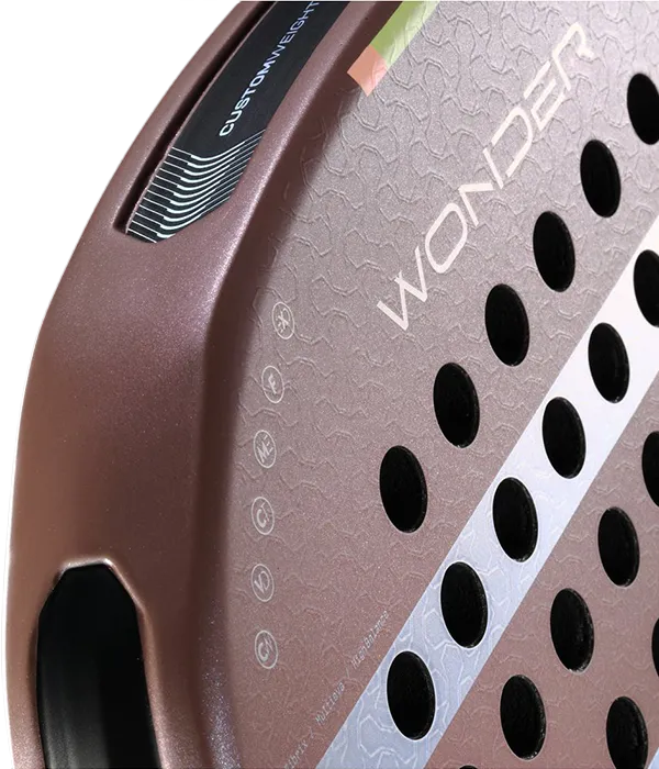 Pala de TEST Pala Bullpadel Wonder 2026