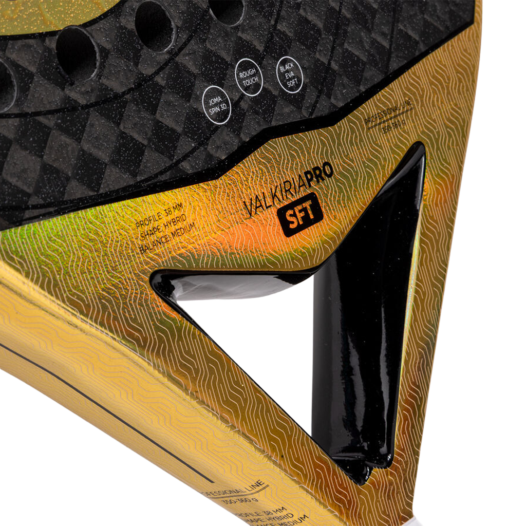 Raquete de Padel Joma Valkiria Pro OFVM Black 2026