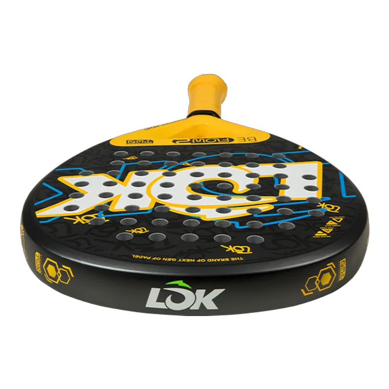 Raquete de Padel Lok Be Flow Gen 2 Amarelo/Azul 2026