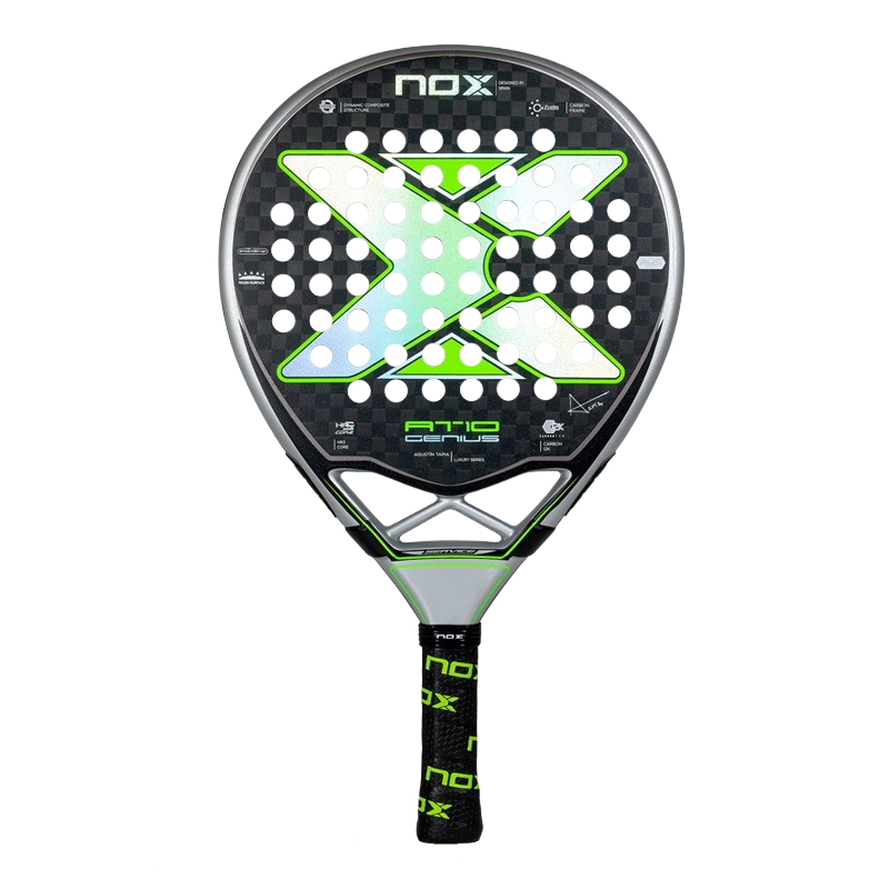 Nox Padel Schläger Set AT10 Genius 12K Limited Edition Agustín Tapia + Padel-Taschen PadelPROShop + PadelPROShop Padelbälle Fast (PadelPROShop Exklusiv)