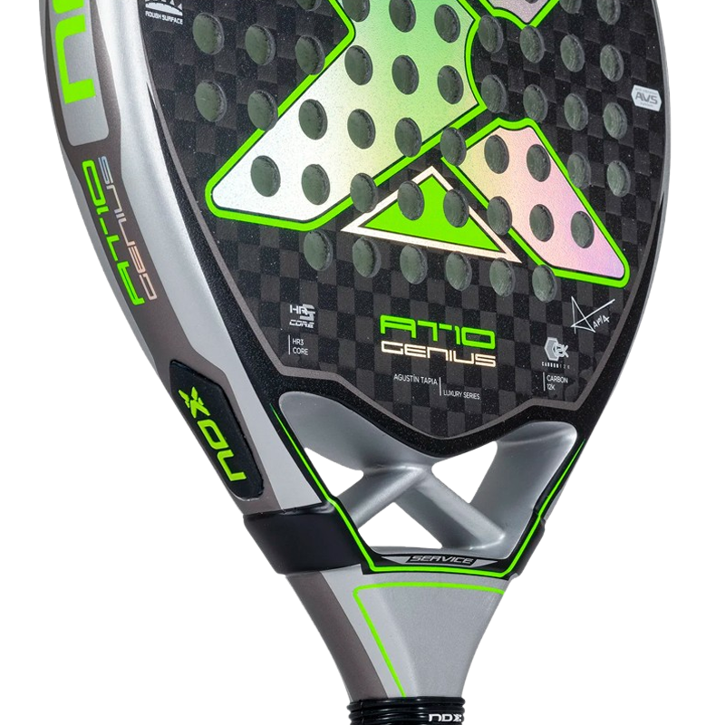 Nox Padel Schläger Set AT10 Genius 12K Limited Edition Agustín Tapia + Padel-Taschen PadelPROShop + PadelPROShop Padelbälle Fast (PadelPROShop Exklusiv)