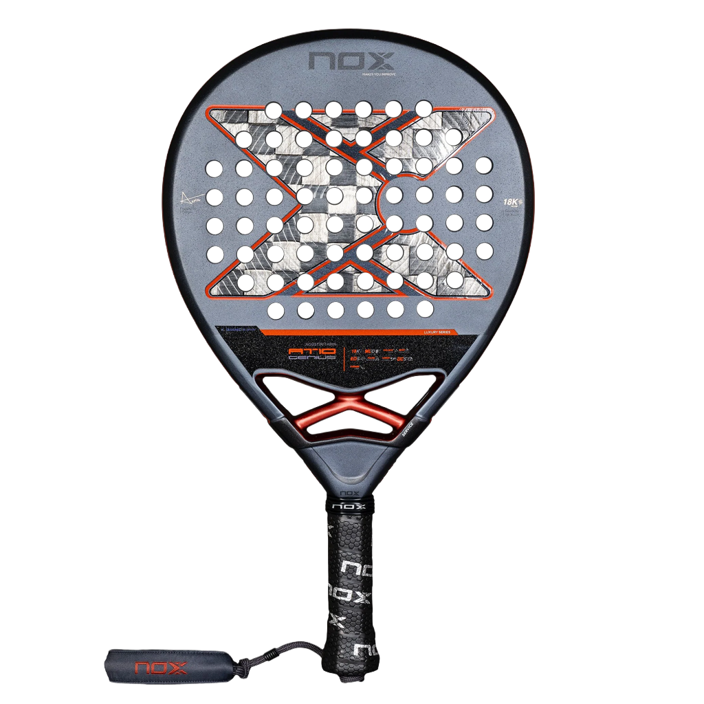 NOX Padel Racket AT10 Genius 18K Alum 2025 A. Tapia