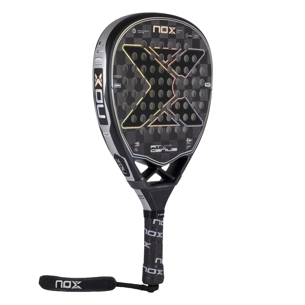 Nox Padel Racket Pack AT10 Genius Attack 18K Limited Edition + Padel bag PadelPROShop + PadelPROShop Padel Balls Fast (PadelPROShop Exclusive)