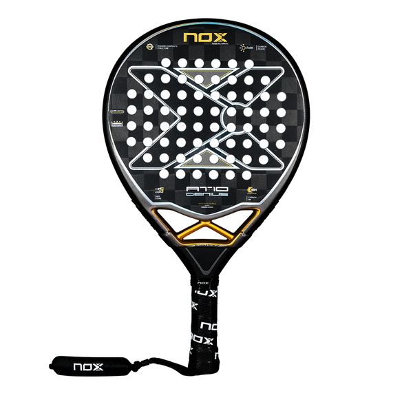 Pala Nox AT10 Genius 18k Negro/Oro (Exclusiva PadelPROShop)