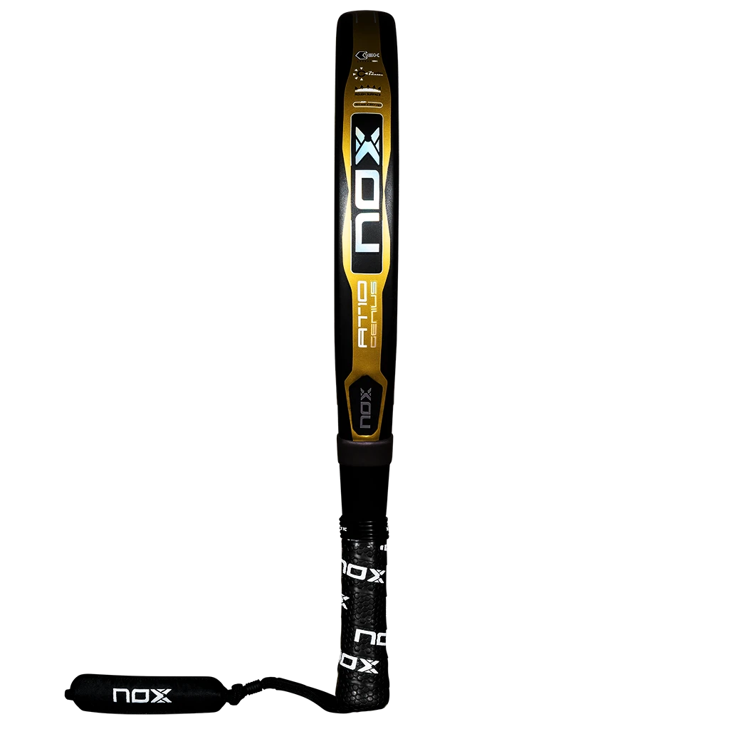 Raquette Nox AT10 Genius 18K Noir/Or (Exclusivité PadelPROShop)