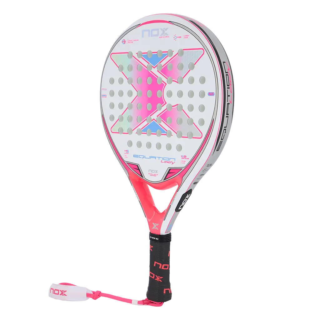 Pack Pala Nox Equation Lady Advanced Series (Exclusiva PadelPROShop) + Paletero PadelPROShop azul + Bote de Pelotas PadelPROShop Fast + Pack 3 Overgrips PadelPROShop