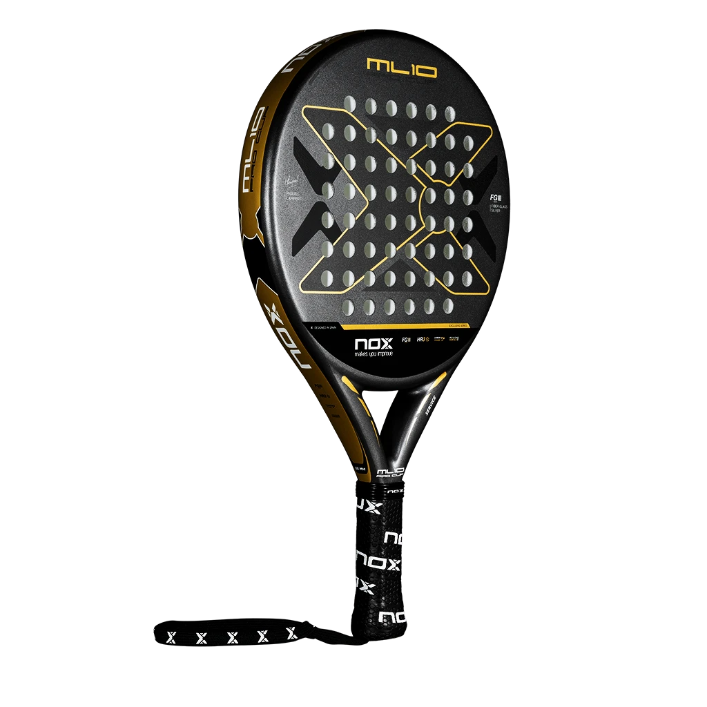 Raquete de Padel Nox ML10 Pro Cup Coorp Preto/Ouro (Exclusiva PadelPROShop)