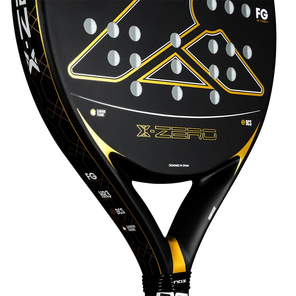 Pala de TEST Nox X-Zero Negro/Oro (Exclusiva PadelPROShop)