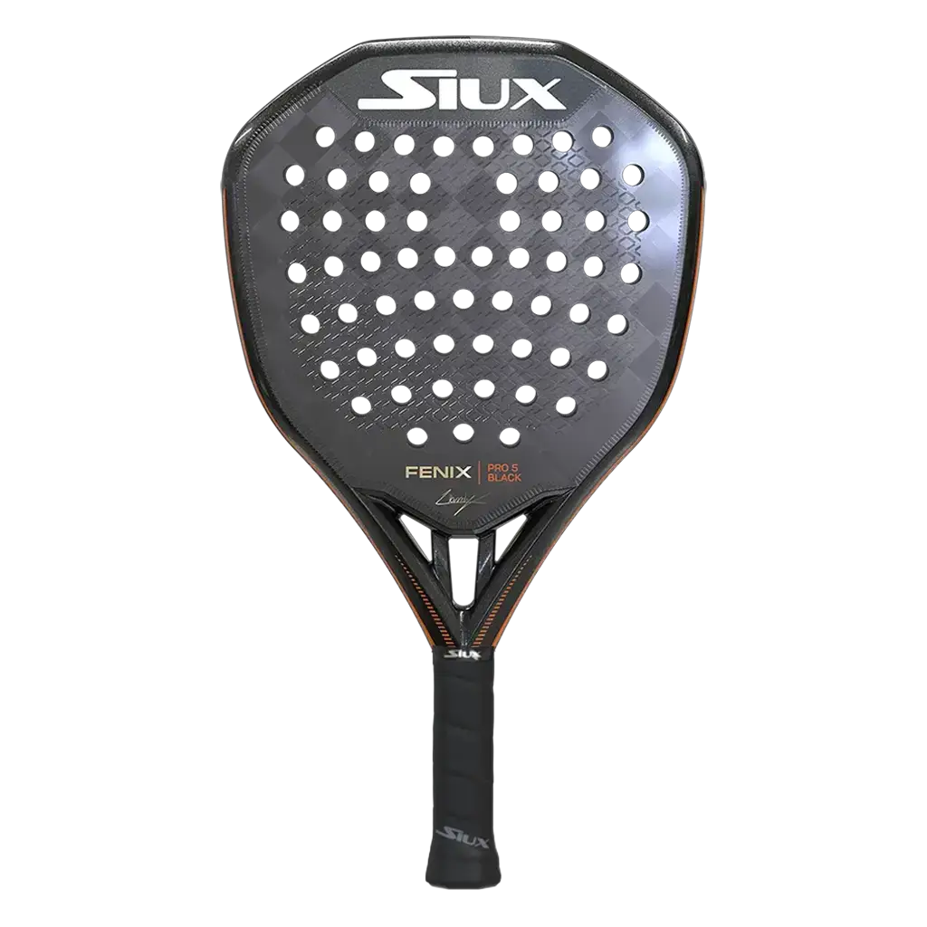 Siux Padel Racket Fenix Pro 5 Black 2025 Leo Augsburger