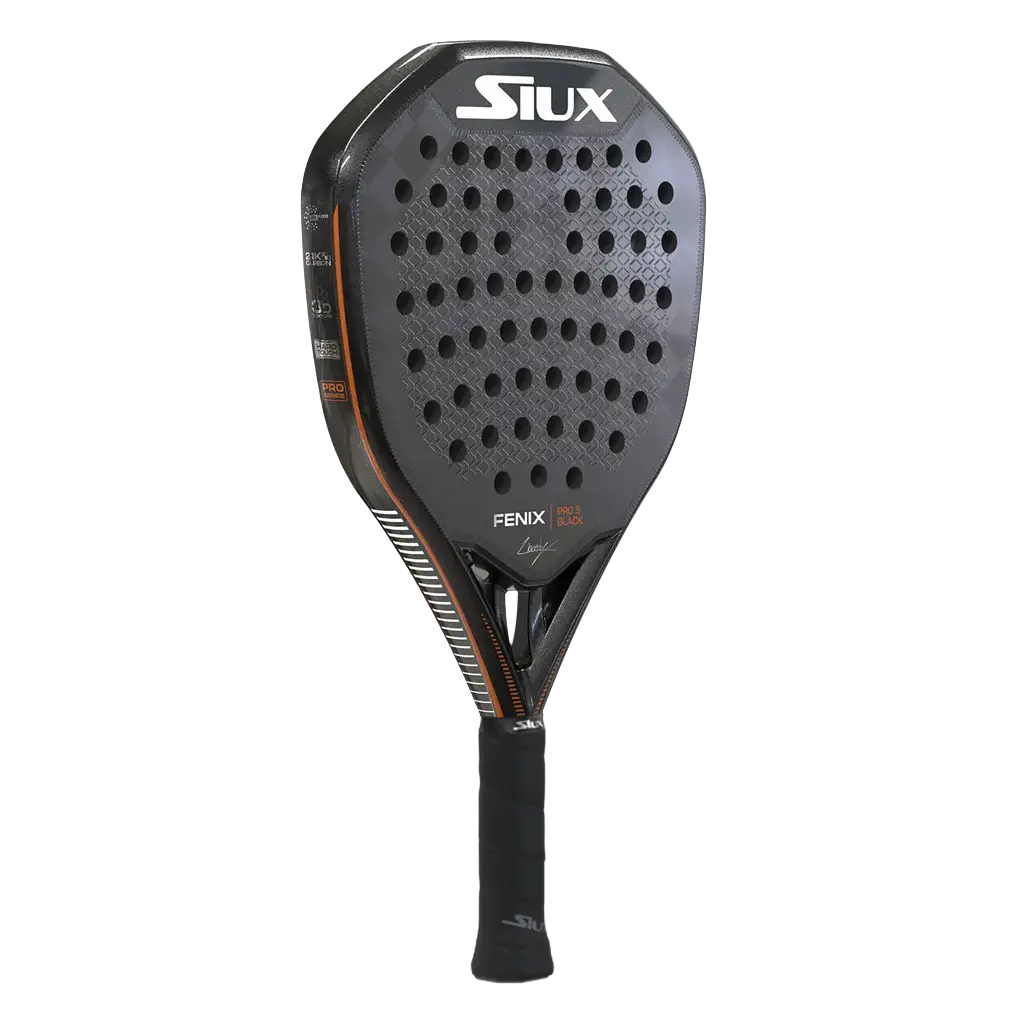Siux Padel Racket Fenix Pro 5 Black 2025 Leo Augsburger