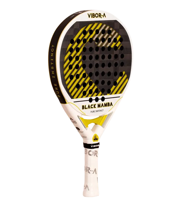Vibor-A TEST Padel Racket Black Mamba evo Pro White 2026