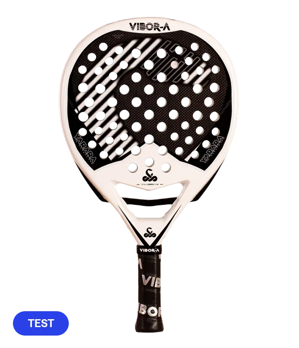 Vibor-A TEST Padel Racket Yarara Pro White 2026