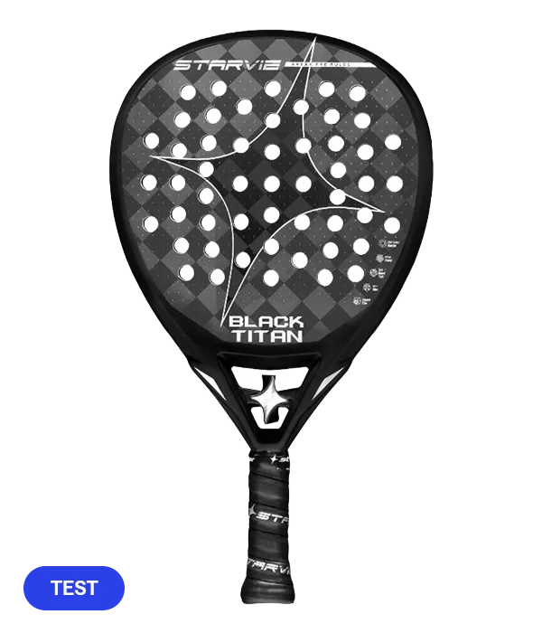 StarVie TEST Padel Racket Black Titan 2026