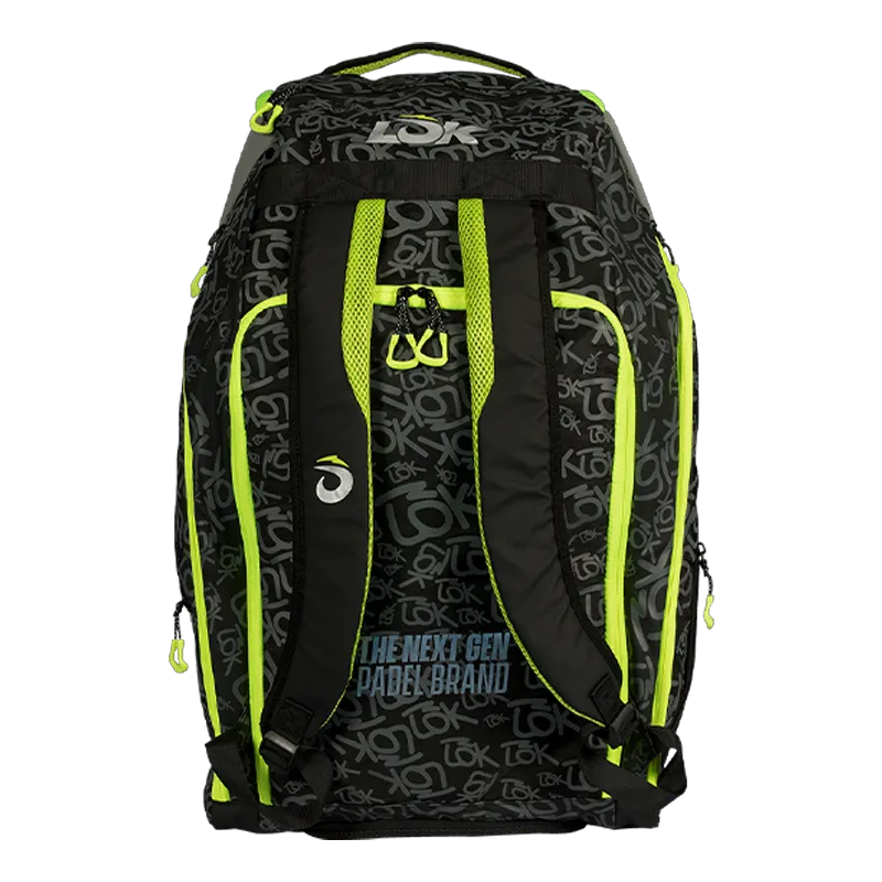 Bolsa padel Lok Maxx Gen 2 Black/Verde 2026