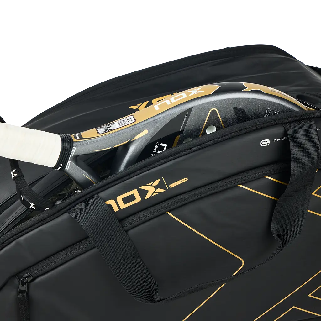 Paletero Nox AT10 Team Black Gold 2026 (Exclusivo PadelPROShop)