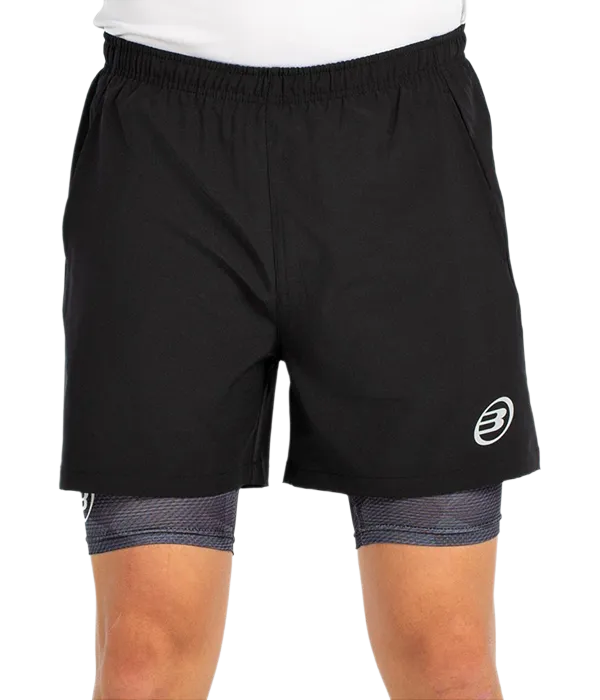 Pantalon Bullpadel Manzan Negro 2025