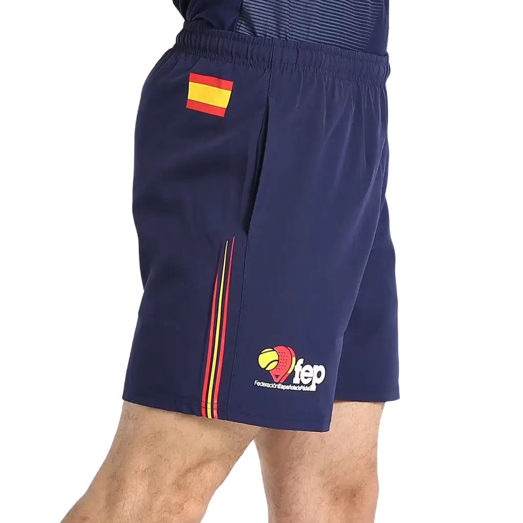Calças Curtas Bullpadel Flege 2_ Marinha 2027 Federação Espanhola Azul Marino 2027 Federação Espanhola