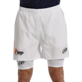 Pantalón Corto Bullpadel Fragosa 2027 FEP Blanco
