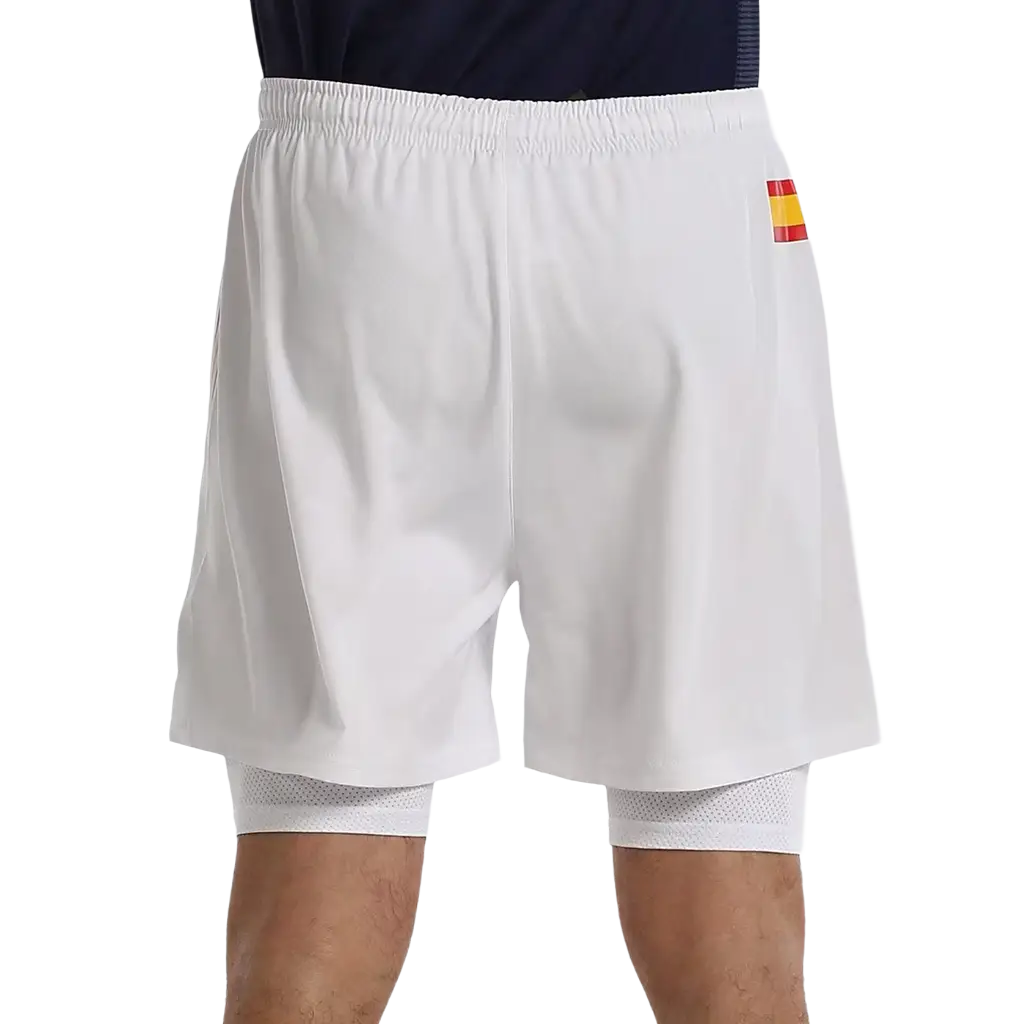 Pantalón Corto Bullpadel Fragosa 2027 FEP Blanco