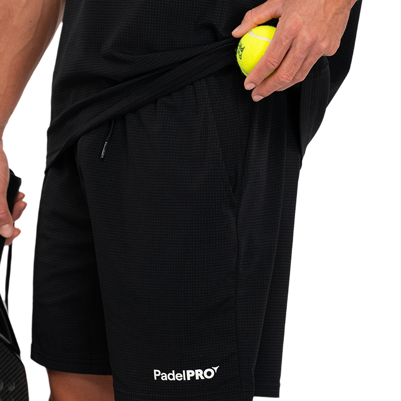 Pantaloncini Pro Basic PadelPRO Nero