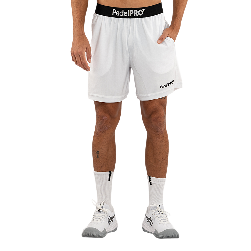 Pantaloncini Pro Elite PadelPRO Bianco