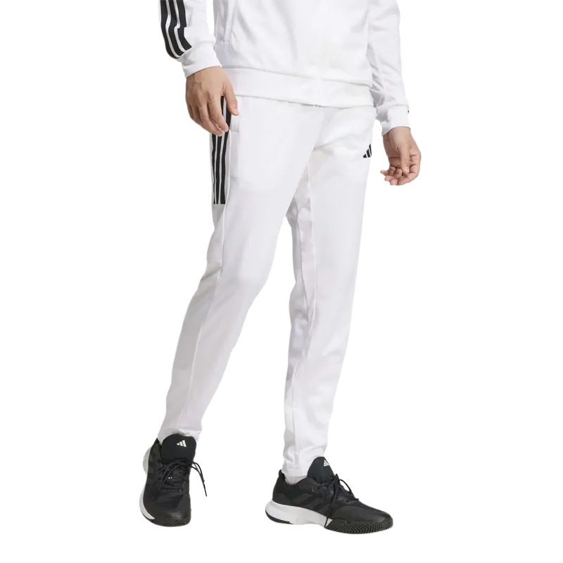 Pantalon Largo Adidas 3S Knit Blanco