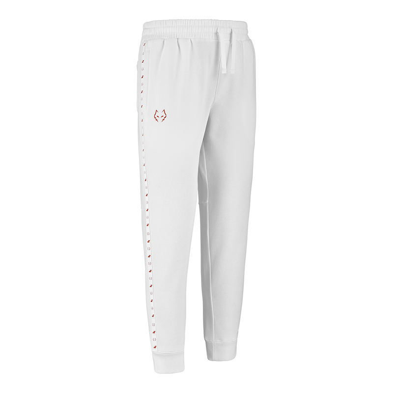 Pantalons longs Babolat Coton Blanc/Blanc 2026 J. Lebron