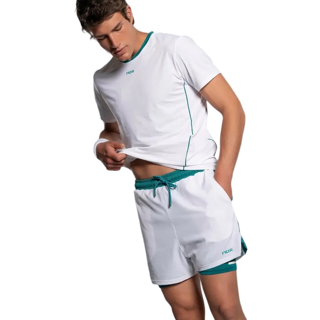Pantalón Nox Pro White/Ivy Green 2026