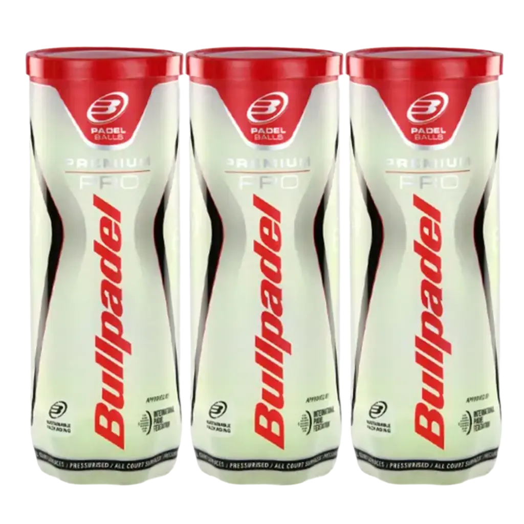 Pelotas Bullpadel Premium Pro (Pack x3)