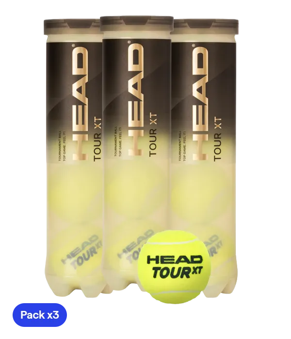 Padel Pack Balls HEAD Tour XT (x4) (Pack x3)