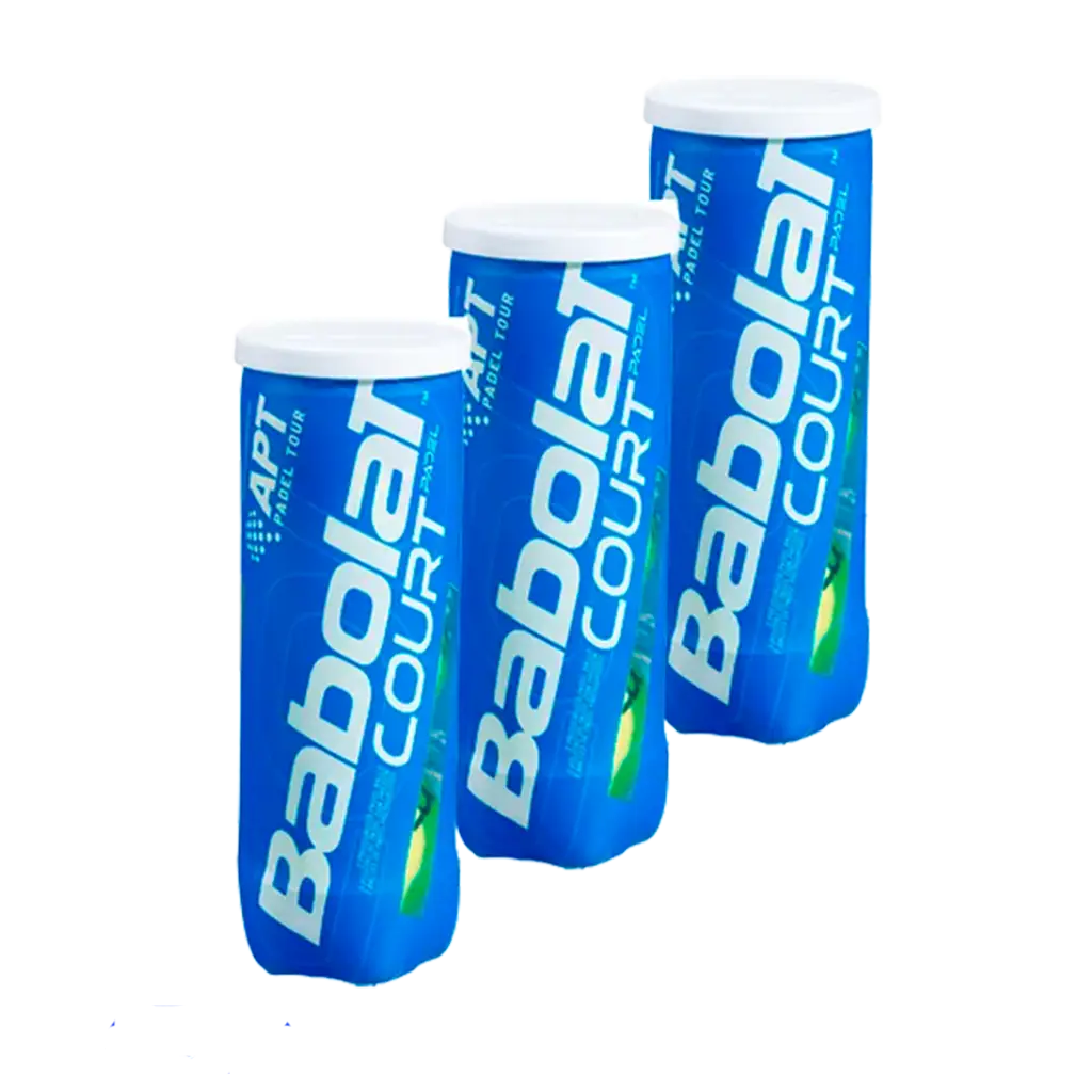 Pelotas Babolat Court Padel (Pack x3)

